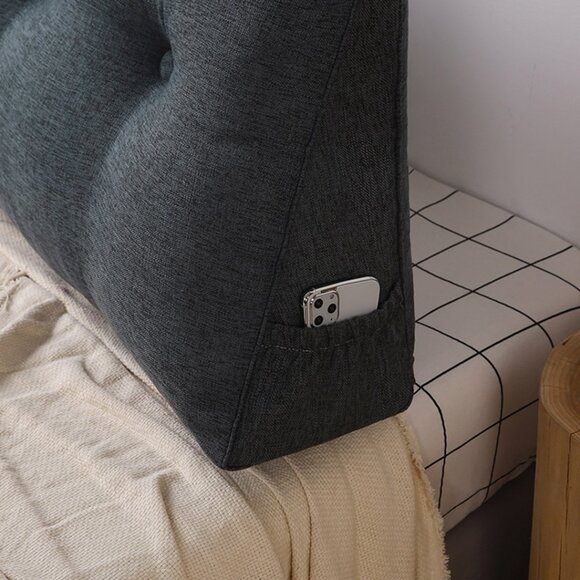 SOGA 100cm Dark Grey Tatami Cushion Pillow - Picture 7 of 16